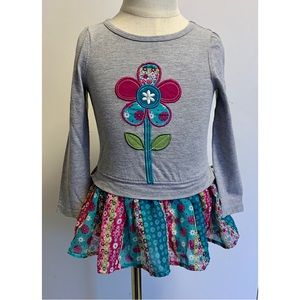 Kids Headquarters Embroidered Toddler Dress size 3T.